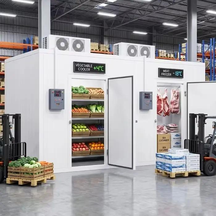 Chambre froide/Freezer à économie d'énergie pour légumes, fruits, viande, bœuf, concombre de mer – Personnalisable