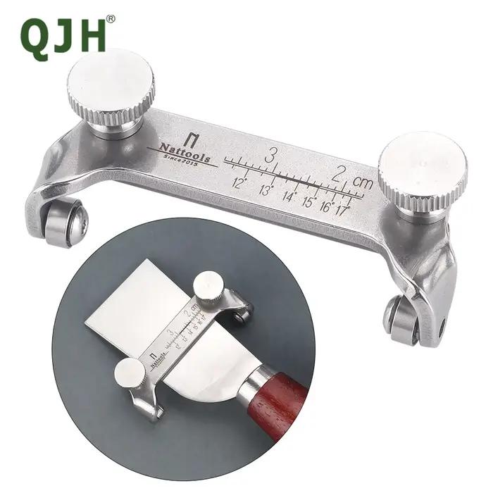 Outil de guidage d'affûtage en acier inoxydable pour ciseaux lames et outils d'artisanat pour la maroquinerie gravure et sculpture