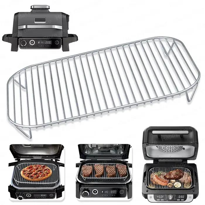 1 x gril en acier inoxydable pour Ninja Woodfire Outdoor Grill Pro XL, Pro Connect XL, OG850 OG951 Wood Fire Cadre principal électrique