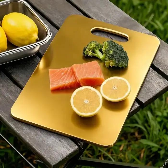 Planche à découper en acier inoxydable pour la cuisine