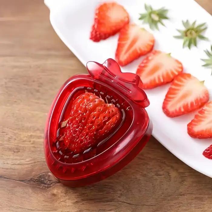 Coupe-fraises en acier inoxydable, lame tranchante, petit outil pour décorer les coupes à dessert, les supports à gâteaux, la décoration du pain fait maison