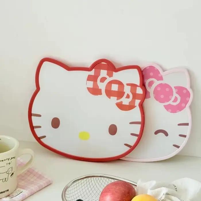 Planche à découper en PP Sanrio, dessin animé, Kawaii, Hello Kitty, planche à découper irrégulière, fournitures de cuisine exquises pour filles mignonnes
