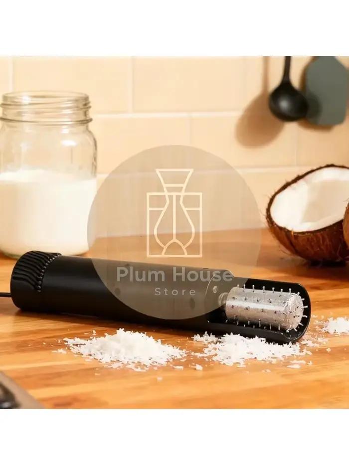 ㈅ Râpe électrique anti-éclaboussures pour noix de coco