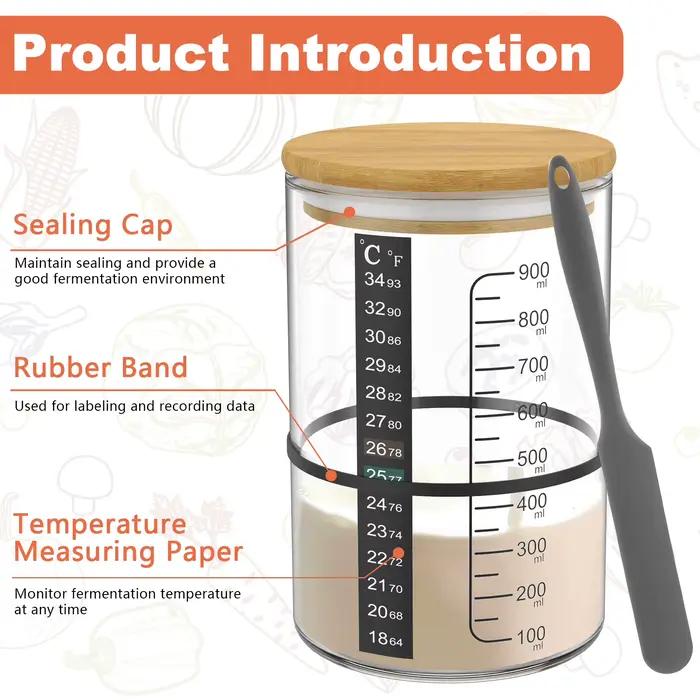 Kit de 9 pots de fermentation pour levain