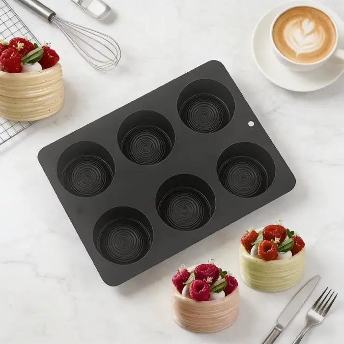 Moule à pâtisserie en silicone 6 cavités Mont-Blanc