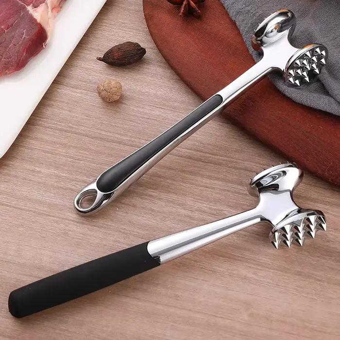 Marteau d'attendrisseur de viande Double face en alliage de Zinc