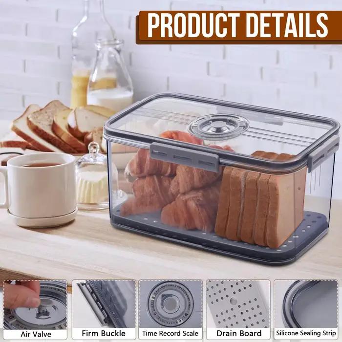 Boîte à pain pour comptoir de cuisine