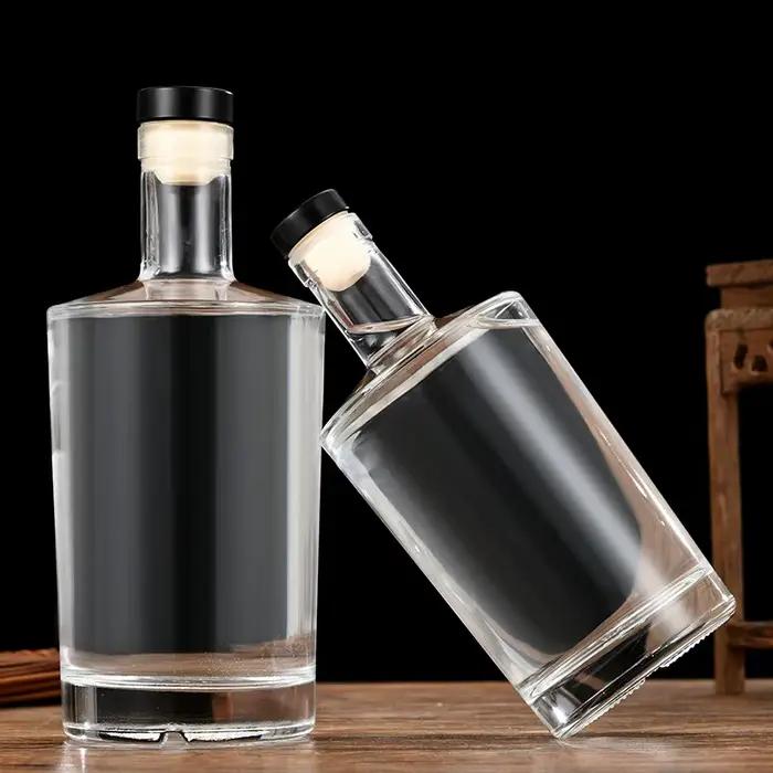 Carafe à whisky de style rond en verre sous émaillé pour bar professionnel et personnel occasions spéciales femmes hommes