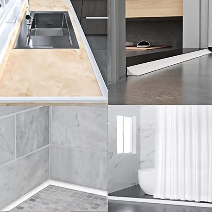 Bande d'arrêt d'eau barrière salle de bains cuisine plancher de retenue