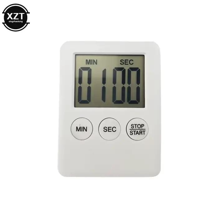 Minuterie Magnétique Numérique Cuisine Horloge Sommeil Compteur à Rebours Alarme Forte Aimantée Pour Plats Créatifs Occasions Spéciales