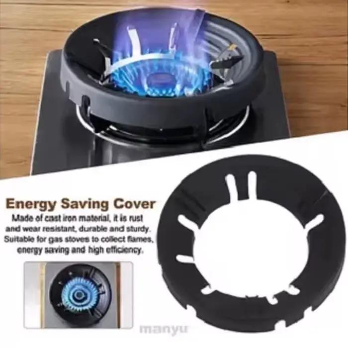 Support universel pour réchaud à gaz écran coupe-vent réflecteur de chaleur acier carbone céramique gris clair extérieur accessoire de cuisine occasions spéciales camping randonnée famille