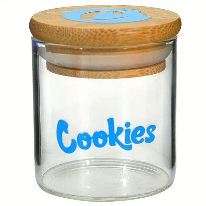 Bocaux de rangement en verre avec couvercle hermétique en bambou pour servir du thé, du café, des épices, des bonbons et des biscuits