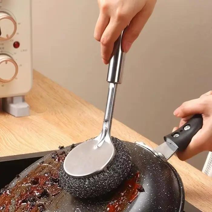 Brosse de Pot en acier inoxydable