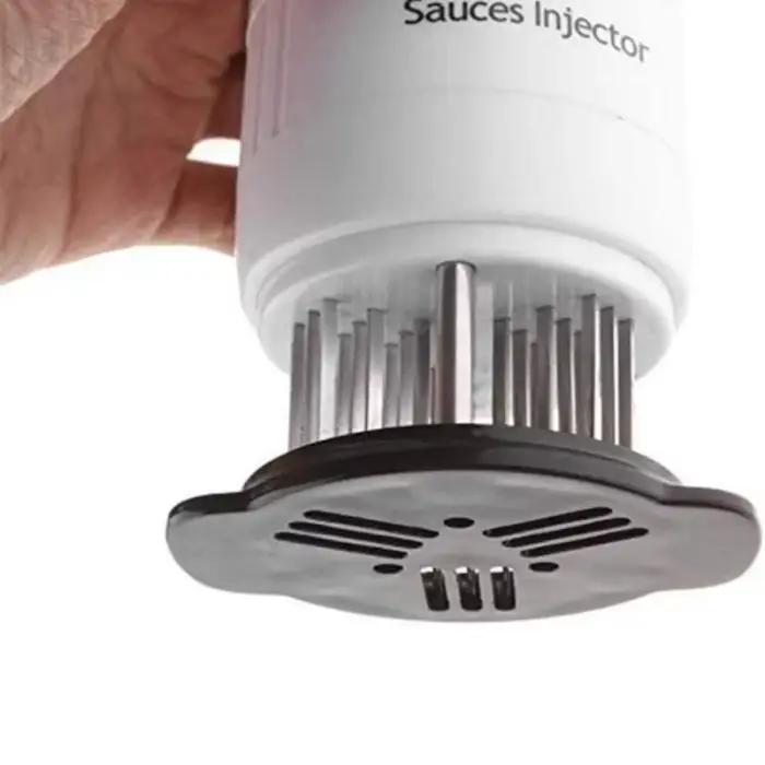Injecteur de viande marinade en acier inoxydable 2 en 1