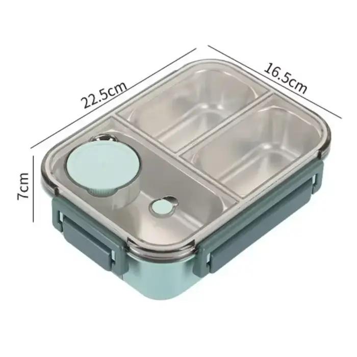Boîte à déjeuner portable isotherme 850ml pour enfant et adulte, boîte à bento acier inoxydable réutilisable, idéale pour le travail, l'école ou les voyages