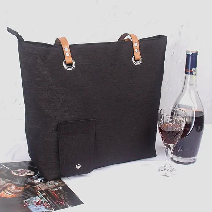 Sac à vin de camping avec distributeur de boissons intégré, sac à main isotherme portable pour garder le vin au frais, accessoires de camping et de plage