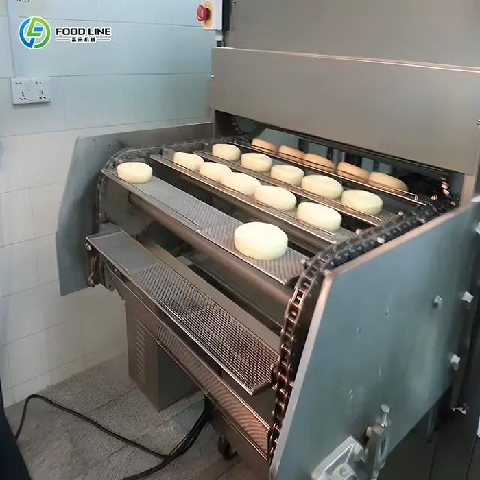 Machine à beignets personnalisable automatique en acier inoxydable pour collations et événements spéciaux