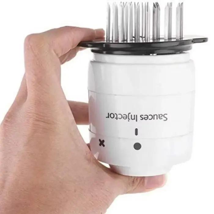 Injecteur de viande marinade en acier inoxydable 2 en 1