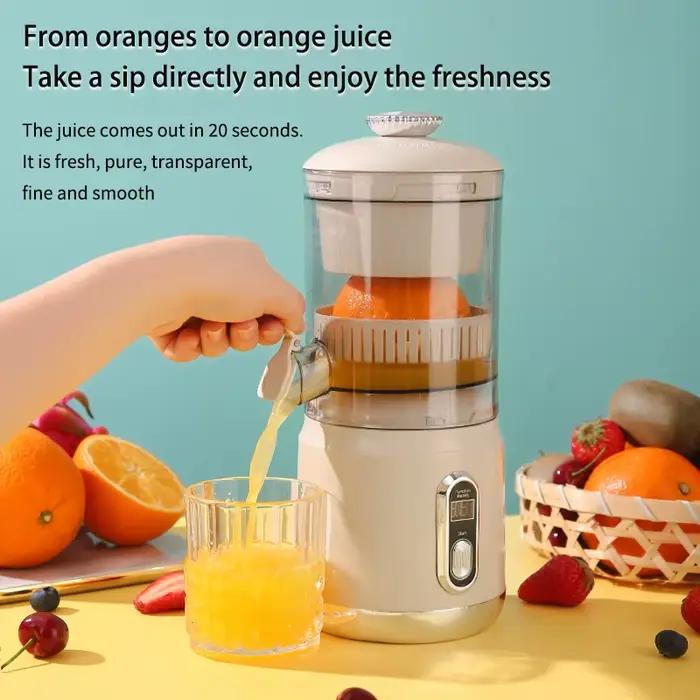 Nouvelle Machine à Jus Électrique Portable Multifonctionnelle pour Jus d'Orange, Séparation Pulpe/Jus, Petit Appareil Électroménager pour Jus Frais