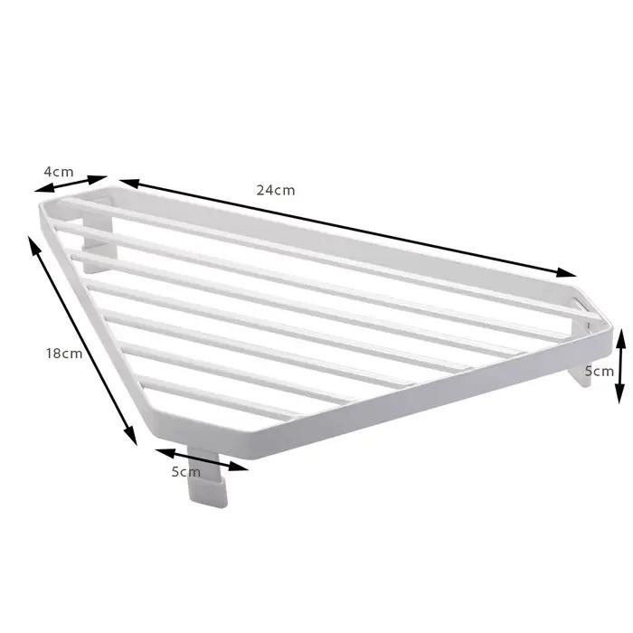 Etagere auxiliaire pour plaque a induction support triangulaire pour casseroles et poele etagere dangle de cuisine en fer blanc pour rangement multifonctionnelle et pratique