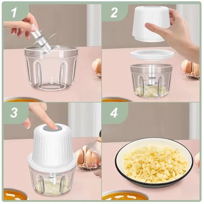 Hachoir à ail électrique 400ML
