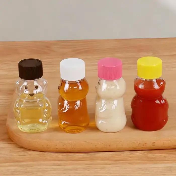 Mini bouteilles de sauce en forme d'ours