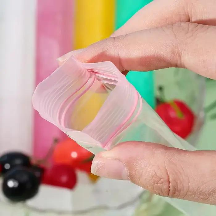 Sacs à crème glacée jetables, 50 à 200 pièces, sacs à glace transparents pour bricolage, jus, yaourt, chocolat, glace, accessoires de cuisine d'été