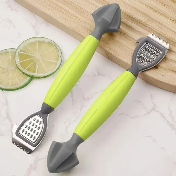 Râpe à citron avec poignée verte