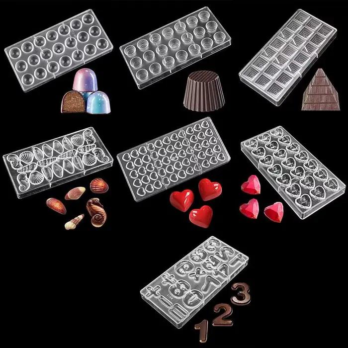 Moule à chocolat circulaire en polycarbonate