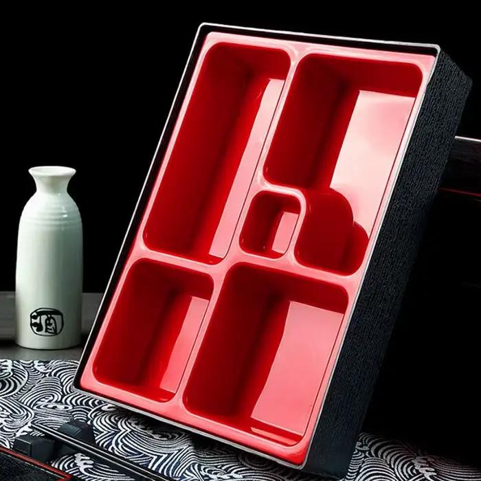 Boîte de rangement alimentaire JETTING avec compartiments pour déjeuner professionnel, plateau pour travailleurs, récipient alimentaire portable et multifonctionnel pour maison, bureau, camping et événements familiaux