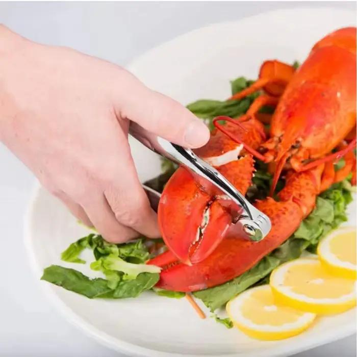 1 ensemble fourchette à crabe en acier inoxydable outils de fruits de mer fourchettes à craquelin à homard craquelin à noix coquille griffe décortiqueurs de homard Kit de craquelin de jambe de crabe