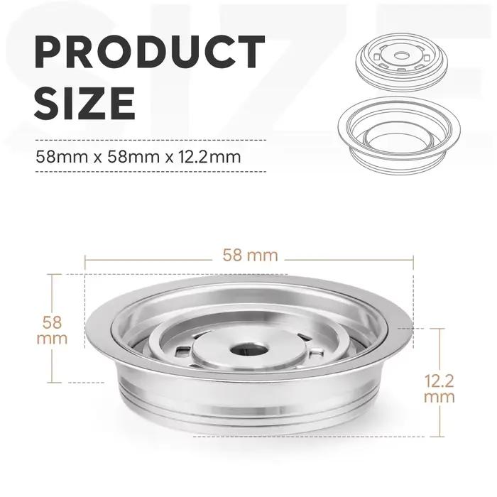 Adaptateur de capsule de café réutilisable pour Vertuo Pop Vertuoline Next, Nespresso se convertit en accessoires pour dosettes Vertuoline iCafilas