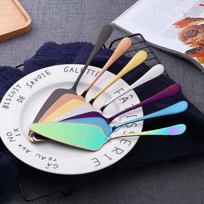 Couteau à pelle à gâteau en acier inoxydable