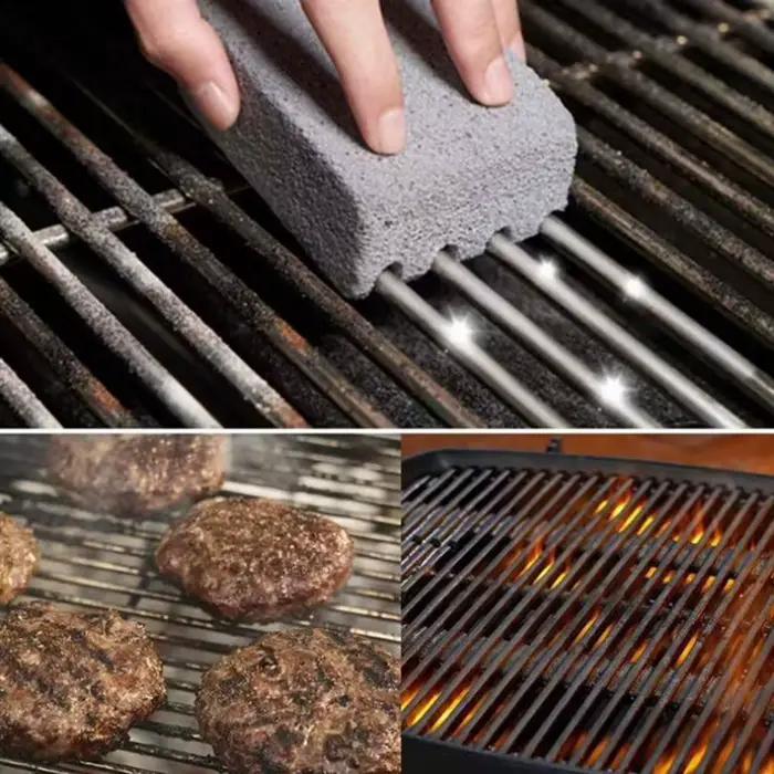 Brique de nettoyage pour grilles de barbecue sans rayures, outil de nettoyage sûr et efficace pour barbecue, cuisine et restauration occasions spéciales