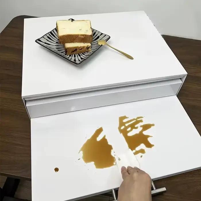 Support de rangement de cuisine à double niveau pour four à micro-ondes et machine à café, polyvalent et sans produits chimiques nocifs pour une organisation pratique et élégante