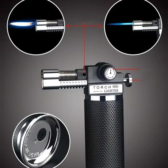 Briquet à gaz coupe-vent pour barbecue