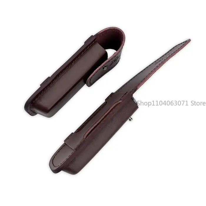Étui de protection en cuir durable pour couteau pliant