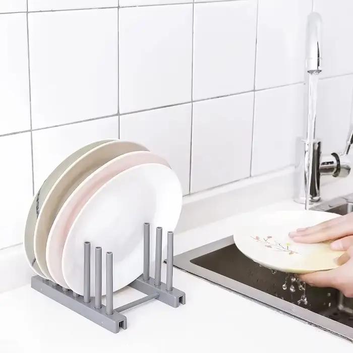 Support de rangement de cuisine, support de couvercle de casserole en acier inoxydable, support créatif pour bols et plats, accessoires de cuisine