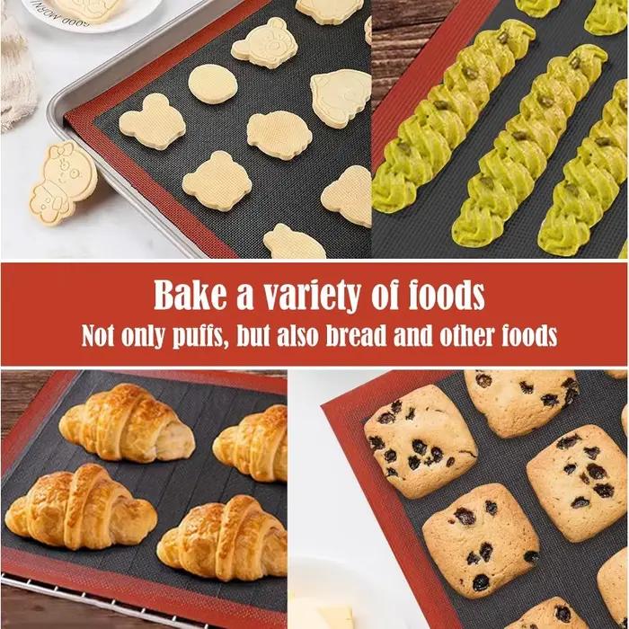 Tapis de cuisson en silicone perforé de qualité alimentaire 40x30/58x38cm