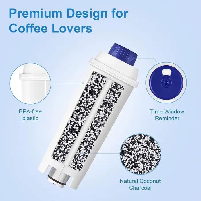 Filtre à café de remplacement pour machines à café Delonghi, compatible avec Delonghi Magnifica S, Dinamica, Eletta Exploer, DLSC002