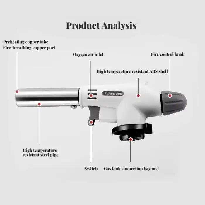 Allume-gaz de barbecue en acier inoxydable