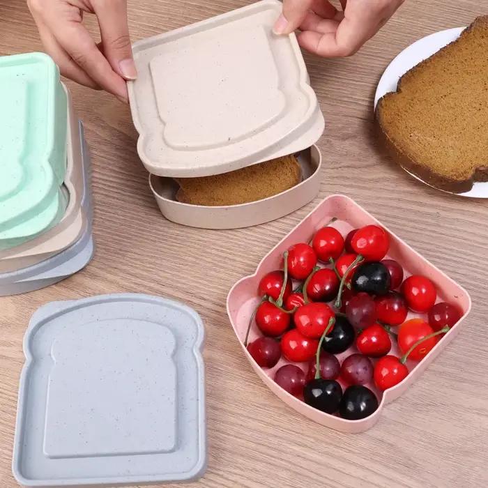Boîte de rangement des aliments pour sandwich avec couvercle