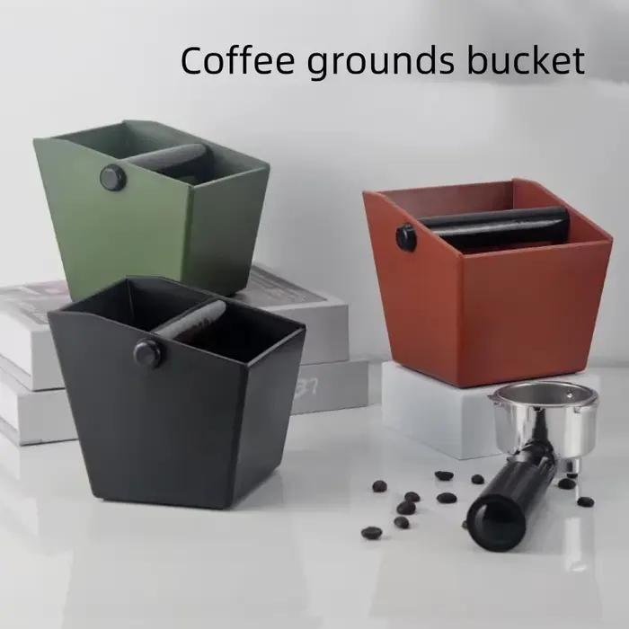 Boîte à café ABS, conteneur de marc d'espresso