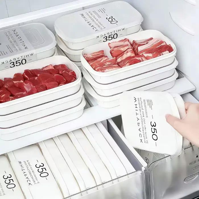 20 pièces (10 contenants + 10 couvercles) Boîtes alimentaires hermétiques de 350 ml
