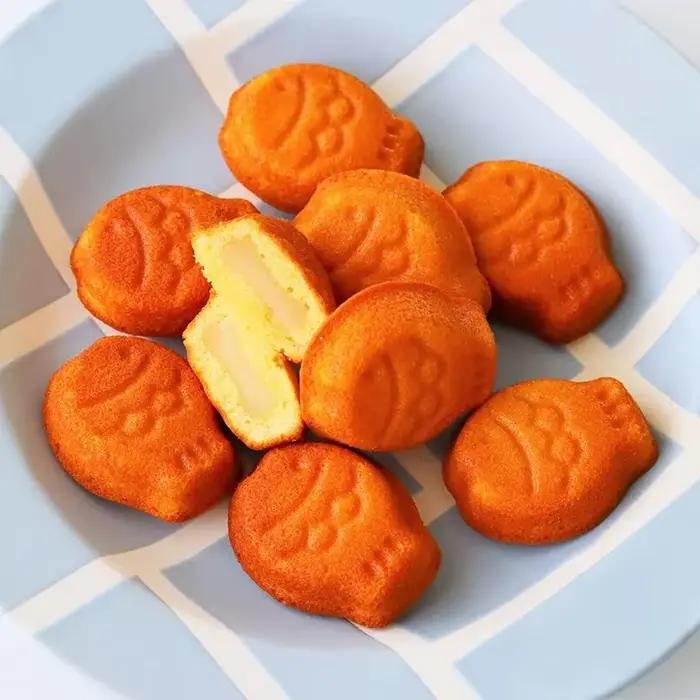 Moule de cuisson en aluminium bleu ciel style japonais pour gâteaux en forme de poisson et madelines occassions spéciales et cadeaux