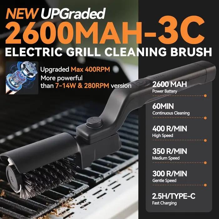 Brosse de nettoyage électrique pour barbecue