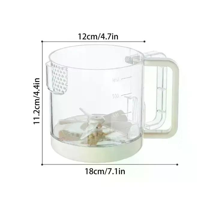 Bouteille Shaker à salade, tasse à remuer semi-automatique pour la cuisine, batteur d'œufs, tasse de mélange de liquide, bouteille de vinaigrette