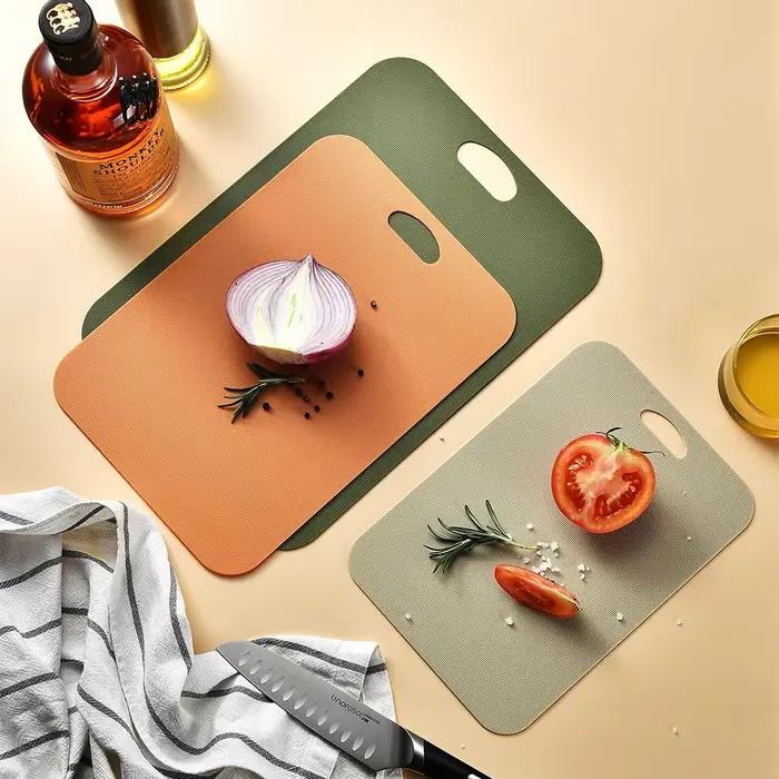 1/3 pièces outils de cuisine multicolore facile à nettoyer planche à découper en plastique antidérapante bloc de coupe alimentaire tapis outil cuisine fournitures de cuisine