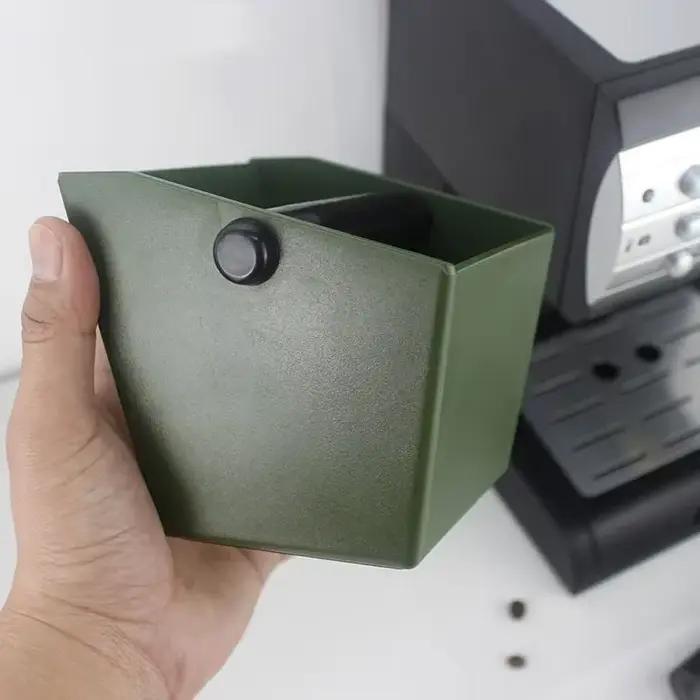 Récipient de marc de café expresso en ABS avec design épuré et ouverture conviviale pour amateurs de café et professionnels occasions spéciales