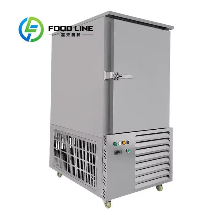 Congélateur rapide commercial de 300 L -45 degrés Congélateur de souffle de pain de viande de poisson frais